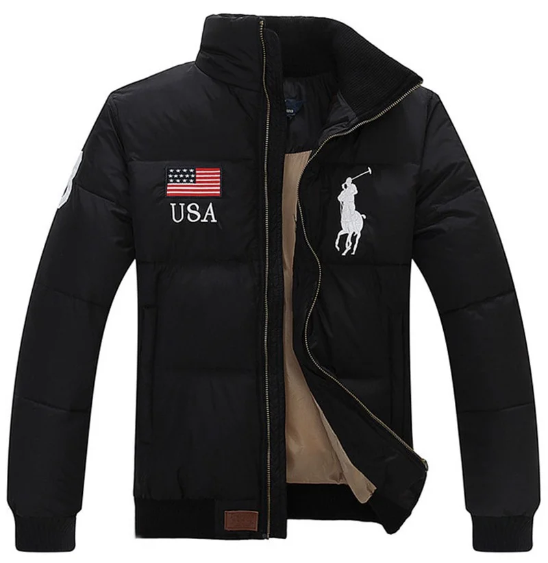 ראלף לורן-RALPH LAUREN COAT MEN'S - Black Russian