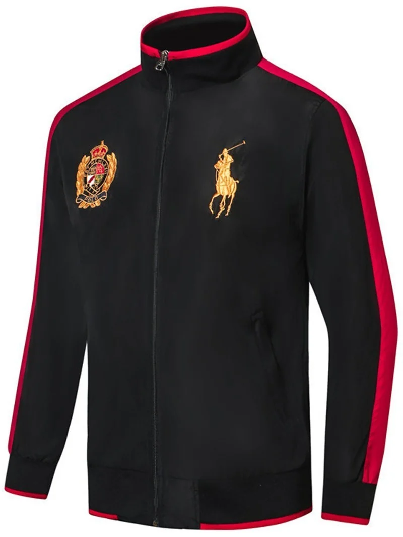 ראלף לורן-RALPH LAUREN POLO JACKET MEN - BLACK & RED