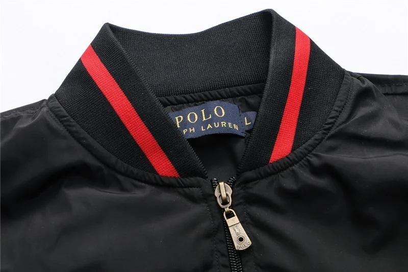 ראלף לורן-RALPH LAUREN POLO JACKET MEN - BLACK & RED – תמונה 7