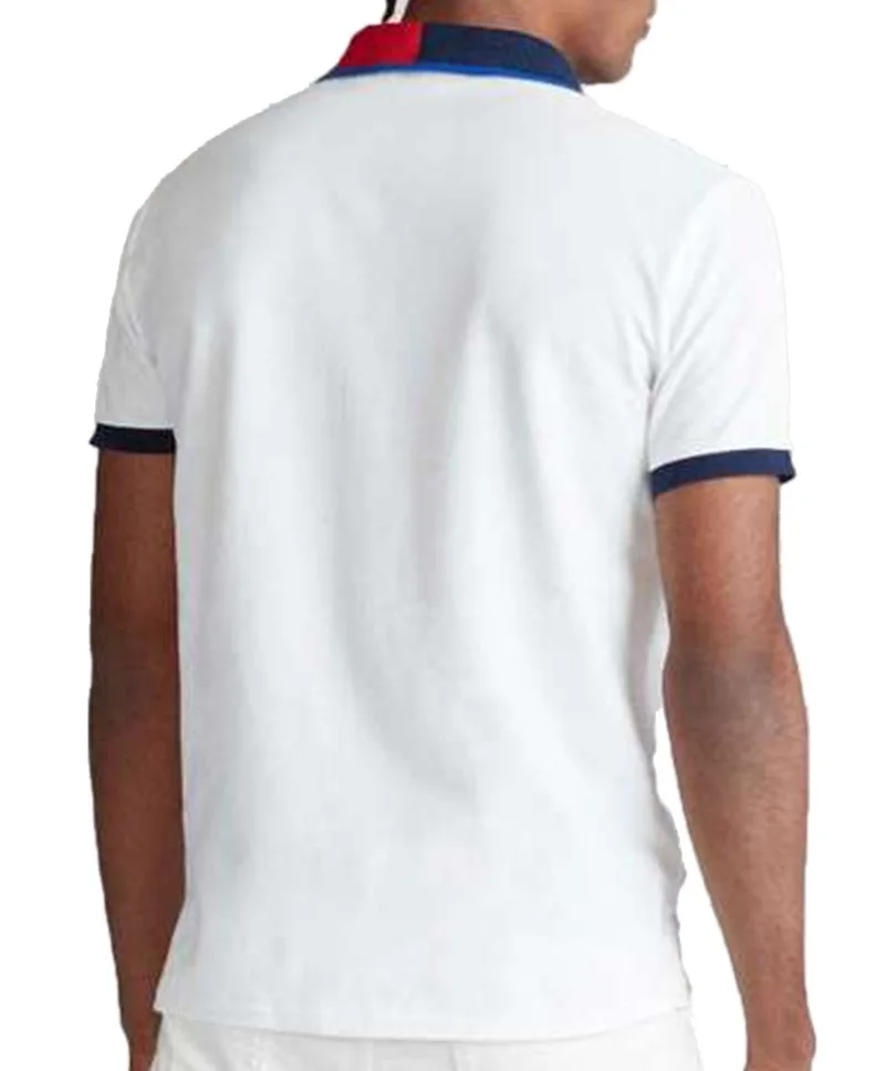 ראלף לורן-RALPH LAUREN POLO TSHIRT MEN'S SHORT DESGIN - Iron – תמונה 2