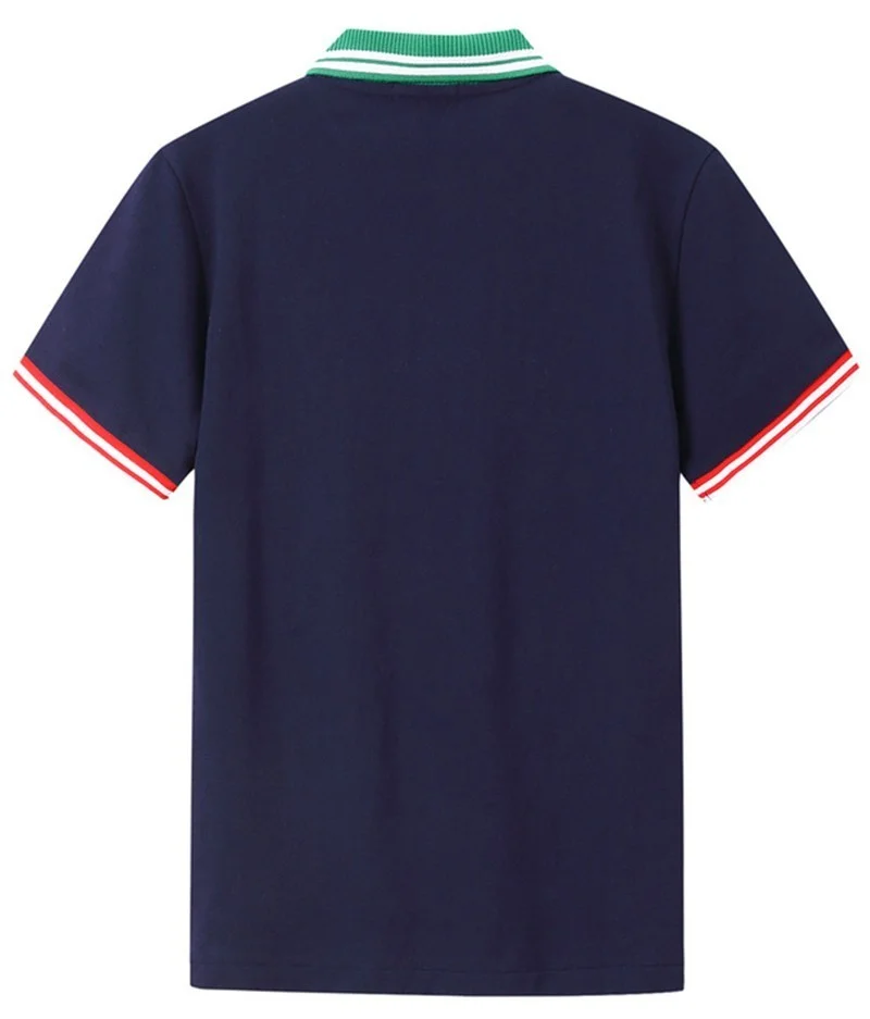 ראלף לורן-RALPH LAUREN POLO TSHIRT MEN'S SHORT DESGIN - Navy Blue – תמונה 2