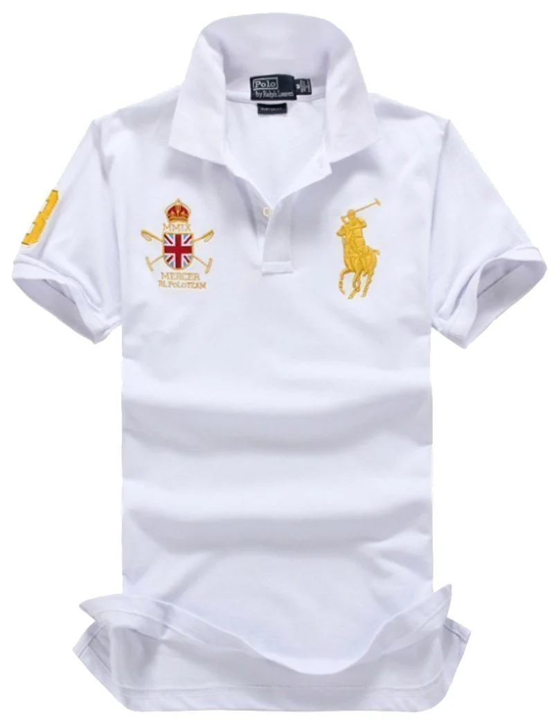ראלף לורן-RALPH LAUREN POLO TSHIRT MEN'S SHORT DESGIN - Quartz