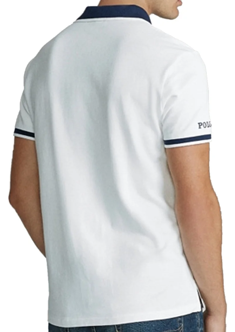 ראלף לורן-RALPH LAUREN POLO TSHIRT MEN'S SHORT DESGIN - Zircon – תמונה 2