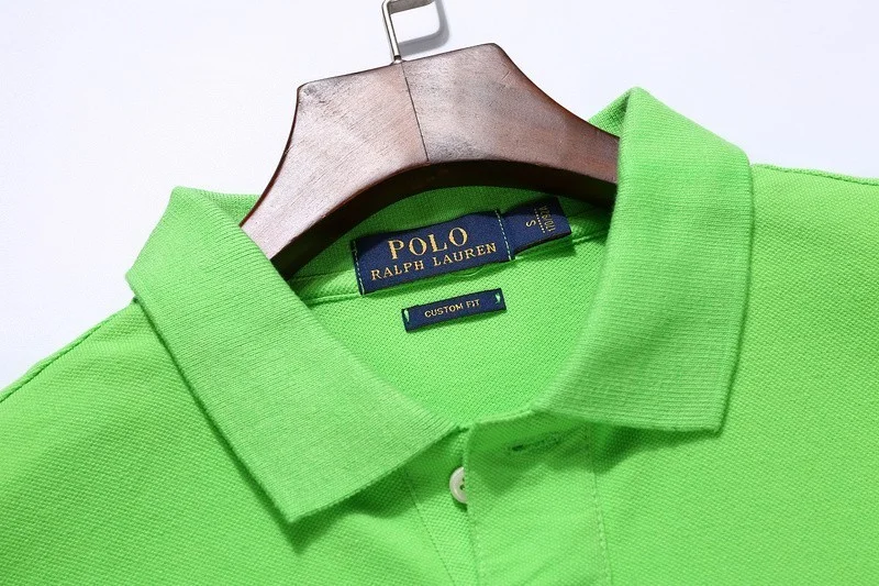 ראלף לורן-RALPH LAUREN POLO TSHIRT SHORT BIG PONY MEN'S- Pastel Green – תמונה 4