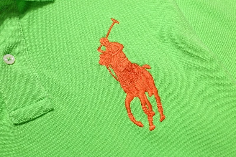 ראלף לורן-RALPH LAUREN POLO TSHIRT SHORT BIG PONY MEN'S- Pastel Green – תמונה 6