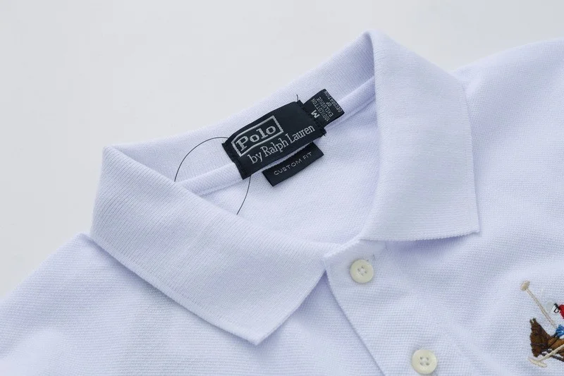 ראלף לורן-RALPH LAUREN POLO TSHIRT SHORT BIG PONY MEN'S - Periwinkle – תמונה 8