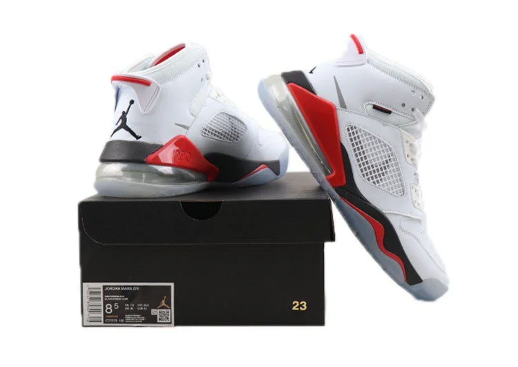 עלי נייק-NIKE JORDAN MARS - White Black & Red – תמונה 4