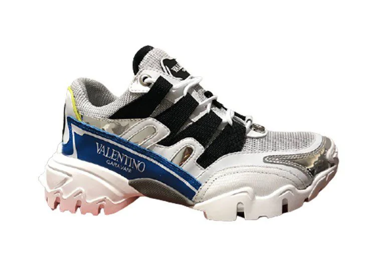 ולנטינו-VALENTINO WOMEN'S SHOES - Blue White & Black