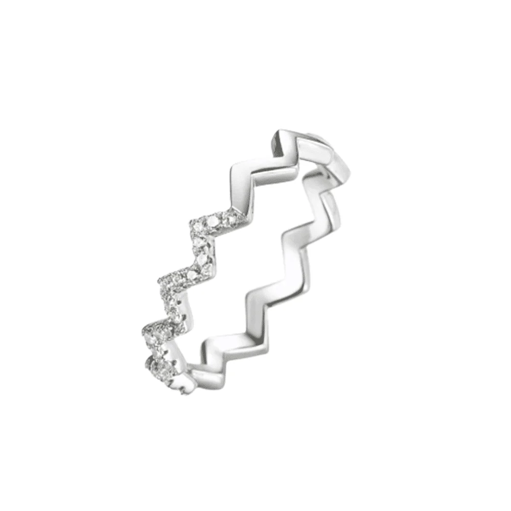 טבעת יוקרה-Silver Rings for Women Real 925 Soild Silver Jewelry