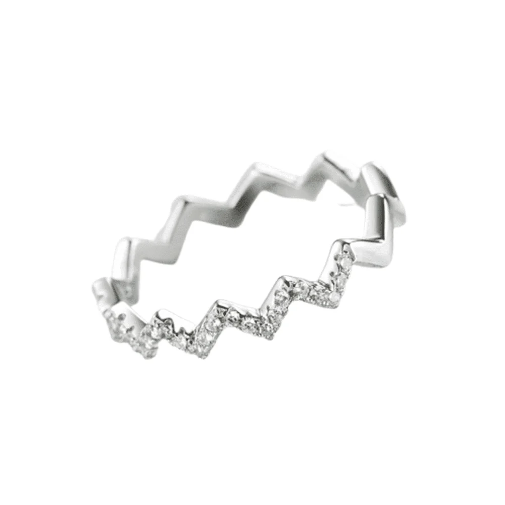 טבעת יוקרה-Silver Rings for Women Real 925 Soild Silver Jewelry – תמונה 3