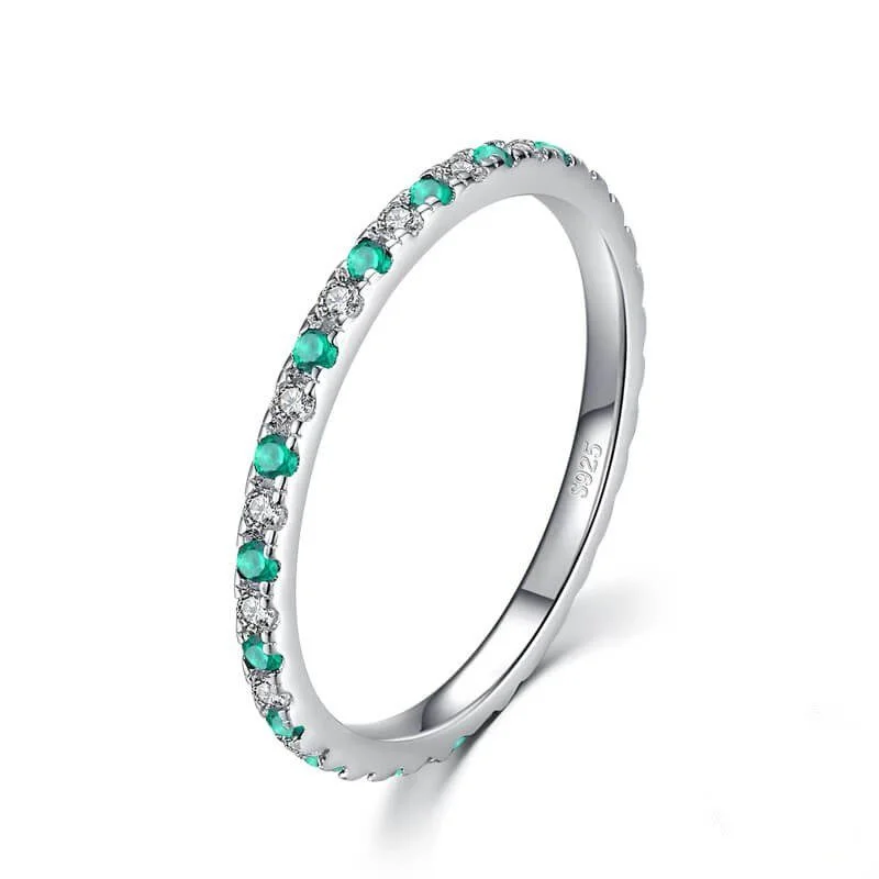 טבעת יוקרה-Silver Rings for Women 925 Sterling Jewelry Wedding