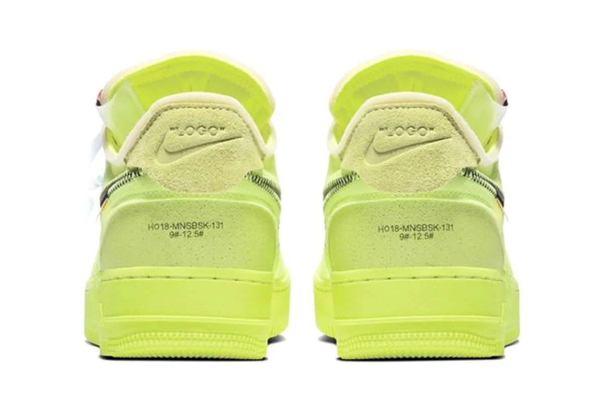 נעלי נייק-Nike Air Force 1 Low Black Yellow – תמונה 5