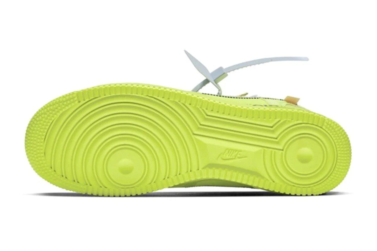 נעלי נייק-Nike Air Force 1 Low Black Yellow – תמונה 6