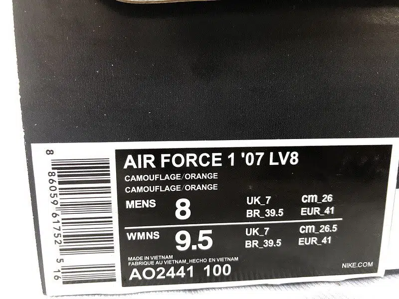נעלי נייק -Nike Air Force 1 Low CLOUDY – תמונה 8
