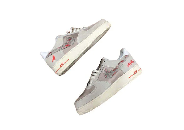 נעלי נייק -Nike Air Force 1 Low CONCRETE- TIDE – תמונה 2
