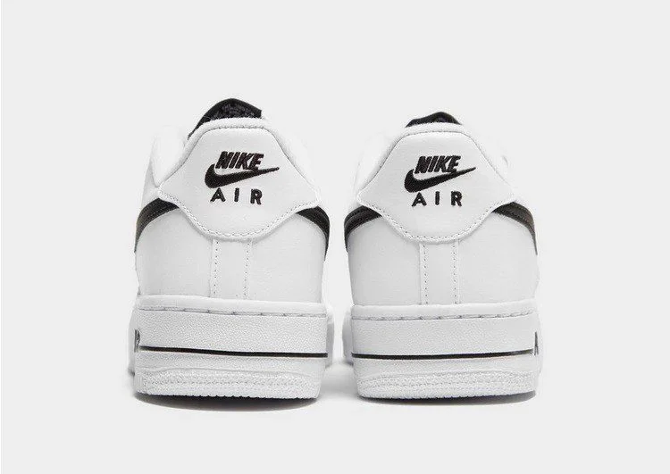 נעלי נייק-Nike Air Force 1 Low BLACK WHITE – תמונה 3