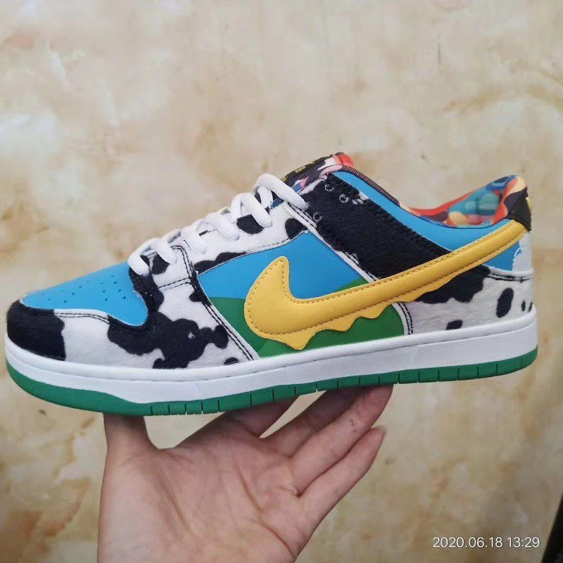 נעלי נייק-Nike Air Force 1 Low Pattens Blue Pelorous Combo – תמונה 3