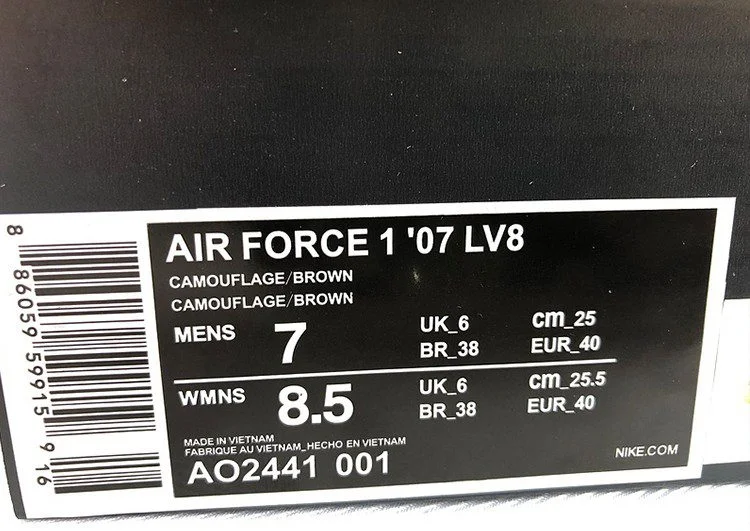 נעלי נייק -Nike Air Force 1 Low RODEO DUST – תמונה 6