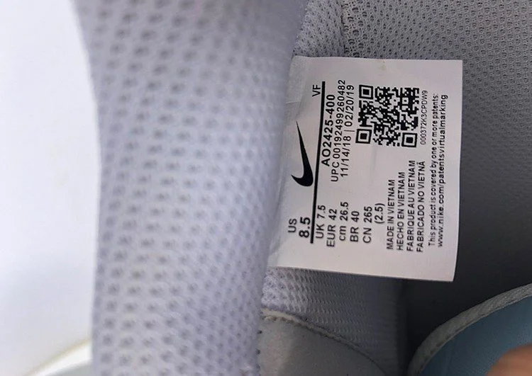 נעלי נייק -Nike Air Force 1 Low SEAGULL-BALI HAI – תמונה 7