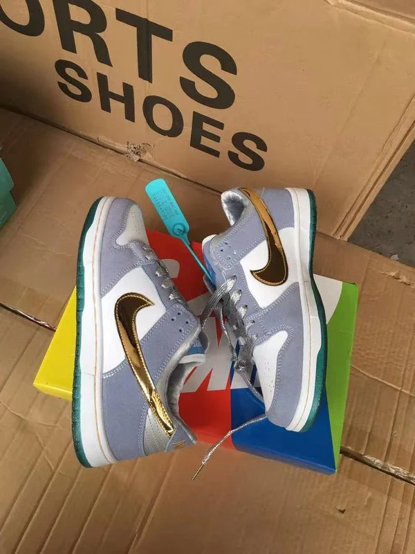 נעלי נייק-Nike Air Force 1 Low Solitude Storm Grey – תמונה 6
