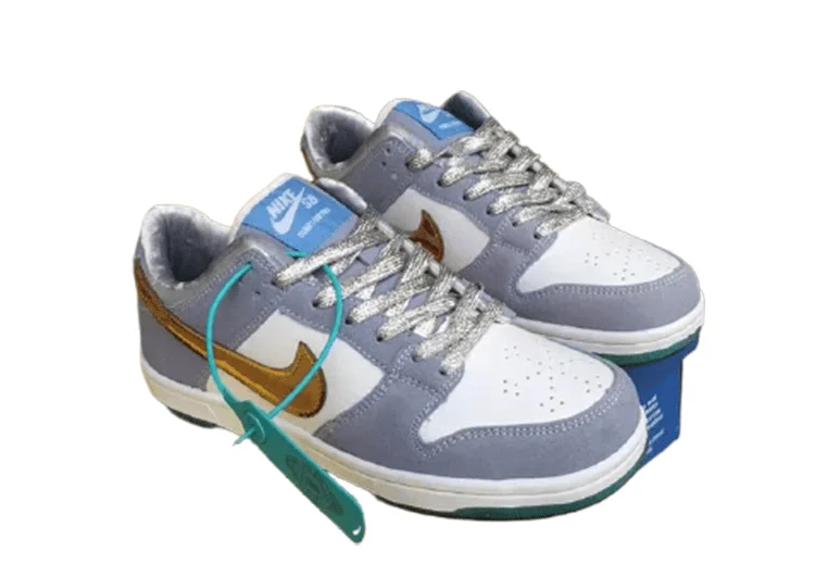 נעלי נייק-Nike Air Force 1 Low Solitude Storm Grey – תמונה 2