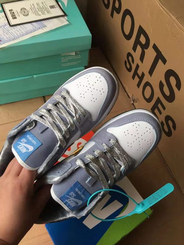 נעלי נייק-Nike Air Force 1 Low Solitude Storm Grey – תמונה 3