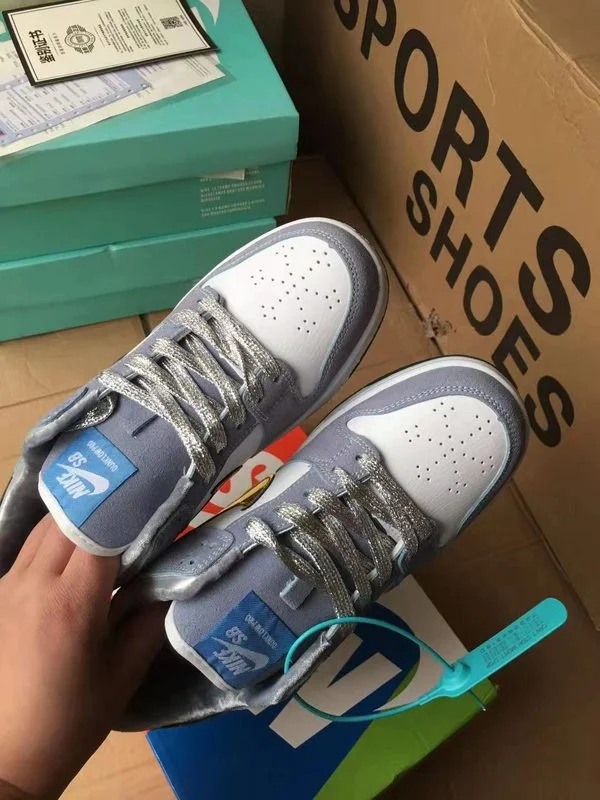 נעלי נייק-Nike Air Force 1 Low Solitude Storm Grey – תמונה 3