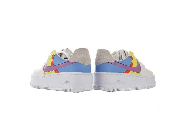 נעלי נייק -Nike Air Force 1 Low Violet Blue-Goldenrod – תמונה 6