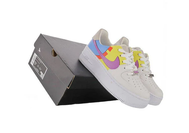נעלי נייק -Nike Air Force 1 Low Violet Blue-Goldenrod – תמונה 5
