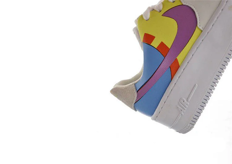 נעלי נייק -Nike Air Force 1 Low Violet Blue-Goldenrod – תמונה 10