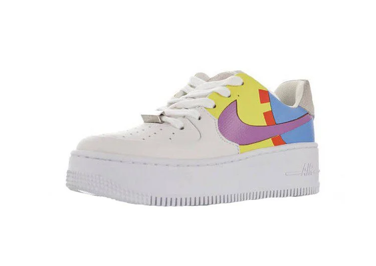 נעלי נייק -Nike Air Force 1 Low Violet Blue-Goldenrod – תמונה 2
