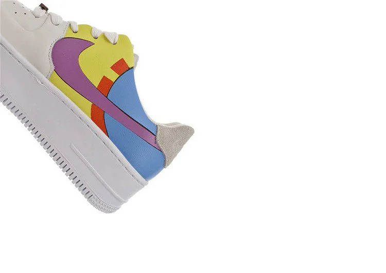 נעלי נייק -Nike Air Force 1 Low Violet Blue-Goldenrod – תמונה 12