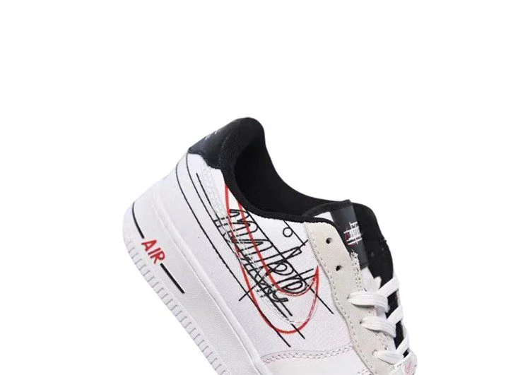 נעלי נייק -Nike Air Force 1 Low WHITE SMOKE – תמונה 12