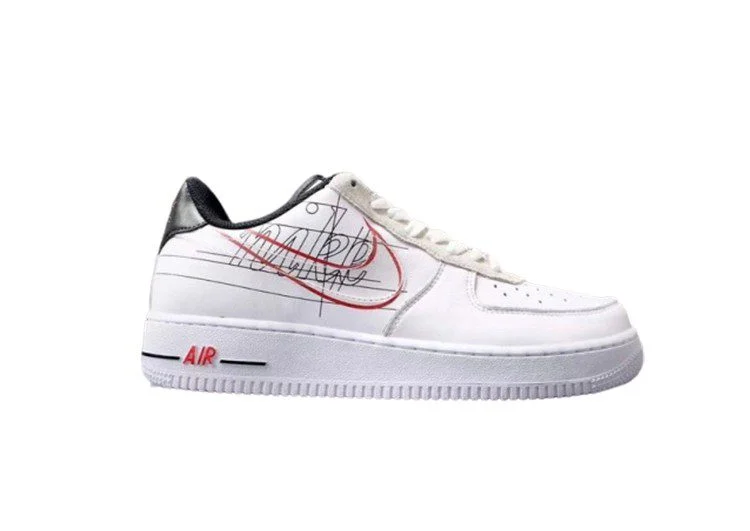 נעלי נייק -Nike Air Force 1 Low WHITE SMOKE – תמונה 2