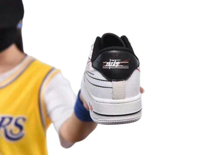 נעלי נייק -Nike Air Force 1 Low WHITE SMOKE – תמונה 8