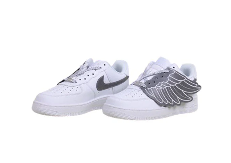 נעלי נייק -Nike Air Force 1 Low White-Spun Pearl – תמונה 12