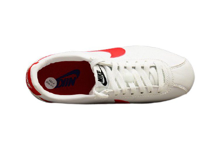 ⁦נעלי נייק-Nike Classic Cortez -Casual_Shoes_White_red⁩ – תמונה ⁦3⁩
