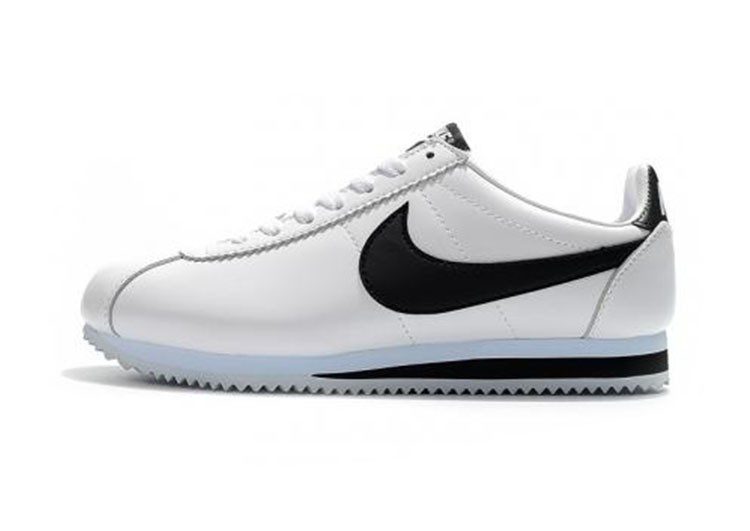 נעלי נייק-Nike Classic Cortez -Nylon_Prm_Leather_White_Black_Casual