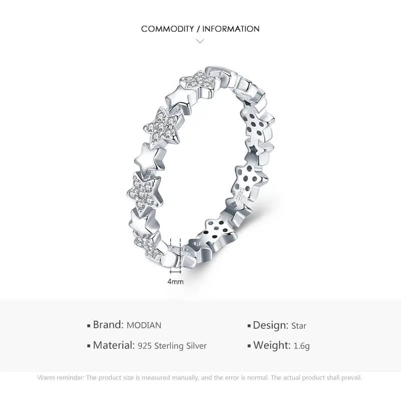 טבעת יוקרה-Silver Rings For Women Fine Jewelry Valentine's Day GIFT – תמונה 3