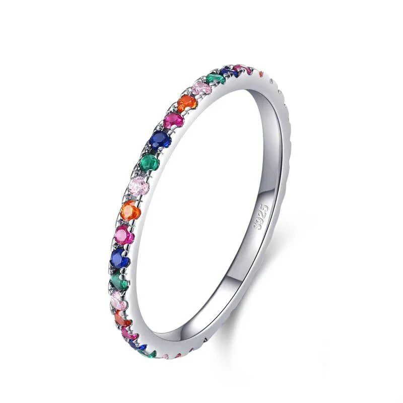טבעת יוקרה-Silver Rings for Women 925 Sterling Jewelry Wedding