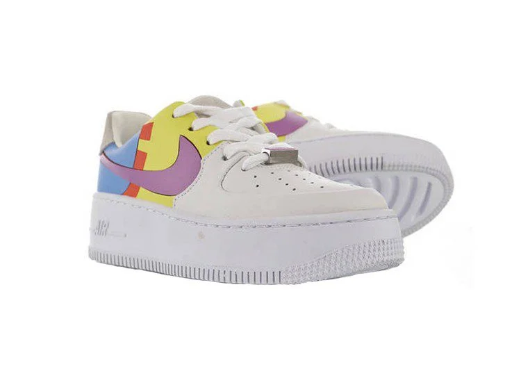 נעלי נייק -Nike Air Force 1 Low Violet Blue-Goldenrod – תמונה 3