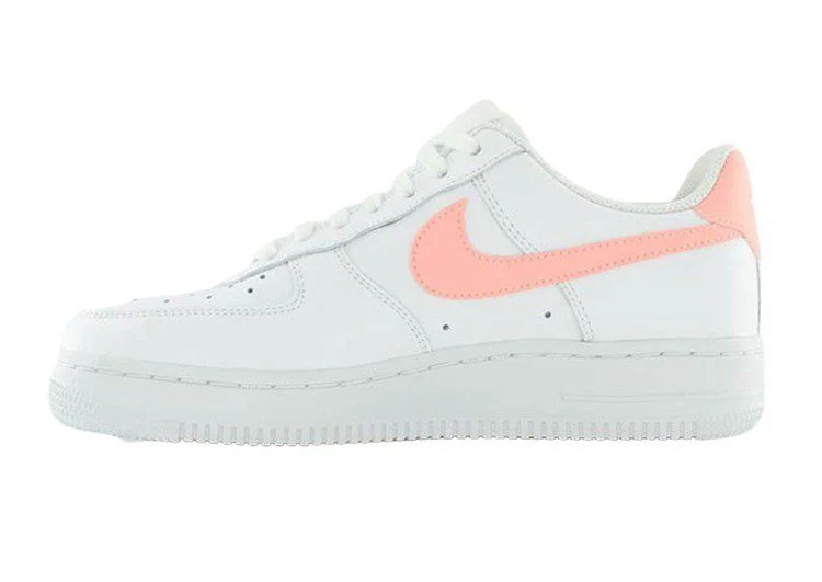 נעלי נייק-NIKE AIR FORCE 1 WHITE PINK