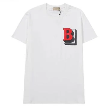 ברברי - BURBERRY TSHIRT - White & Red Logo