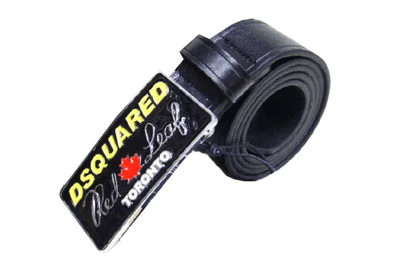 DSQUARED2 BELT-Black Yellow &Red