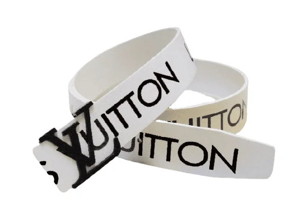Louis Vuitton-לואי ויטון Belt - White Black – תמונה 2