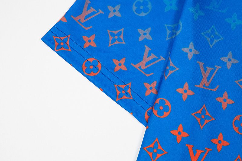 Louis Vuitton-לואי ויטון TSHIRT - Blue & Red – תמונה 7