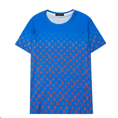 Louis Vuitton-לואי ויטון TSHIRT - Blue & Red
