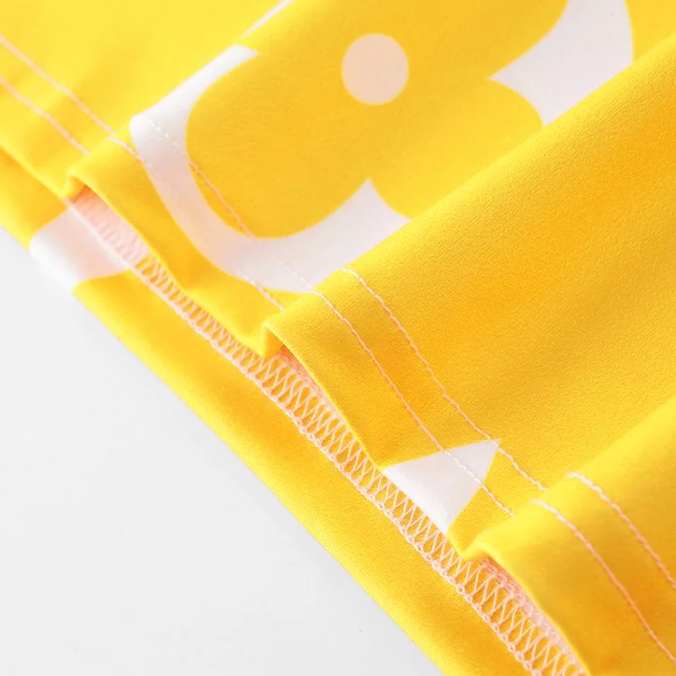 Louis Vuitton-לואי ויטון TSHIRT - ORG Yellow & white – תמונה 8