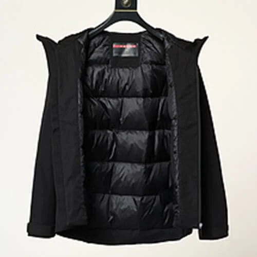 פראדה-PRADA- JECKET - Black & Red – תמונה 3