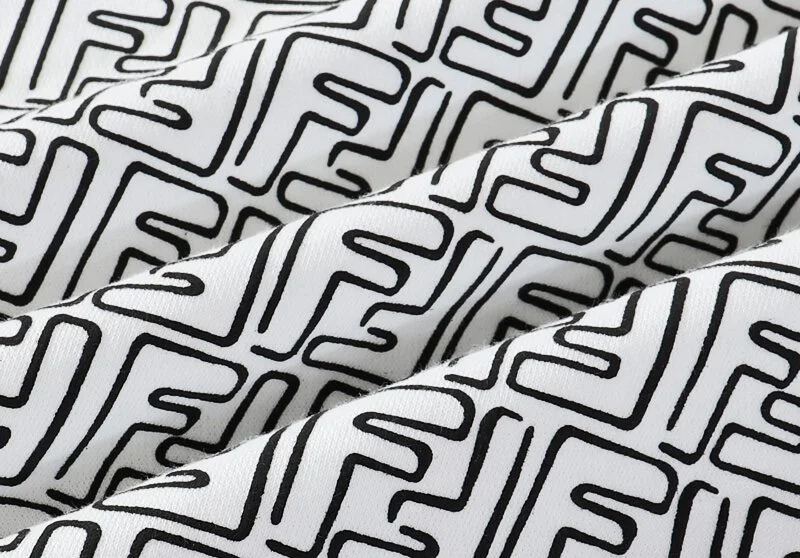 פנדי - FENDI Hoodie - White & Black – תמונה 4